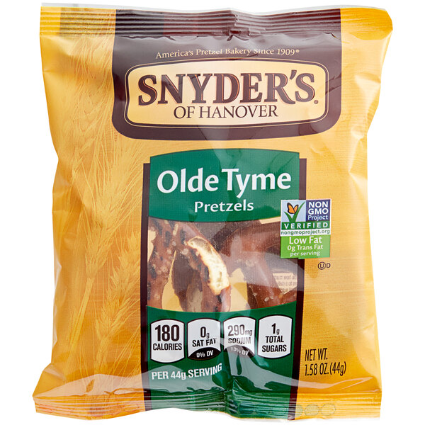 Snyder's of Hanover Olde Tyme Pretzels 1.58 oz. 60/Case