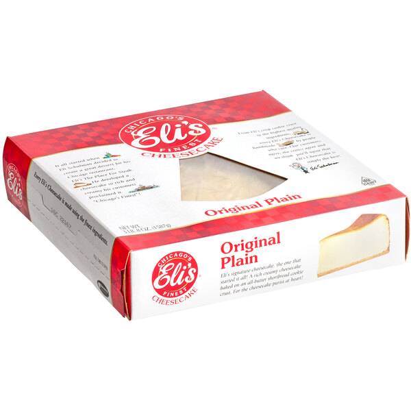 Eli's Cheesecake 9" Precut Original Cheesecake 56 oz. 4/Case