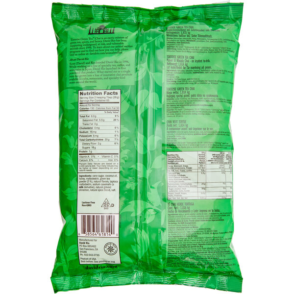 David Rio Tortoise Green Tea™ Chai Tea Latte Mix 4 lb.