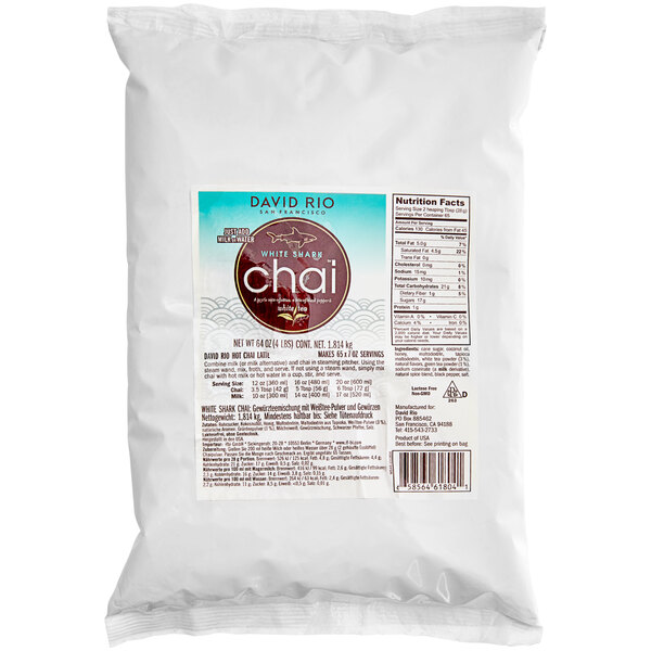 David Rio White Shark Chai™ Tea Latte Mix 4 lb.