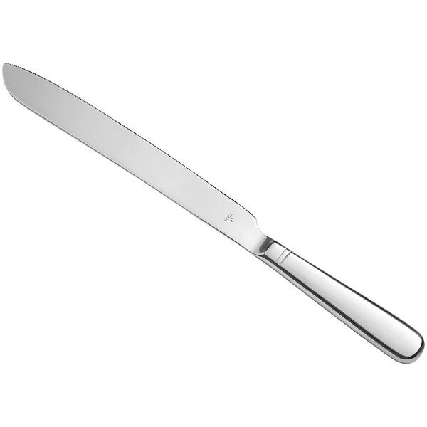 A Libbey Windsor stainless steel cake knife with a silver handle.