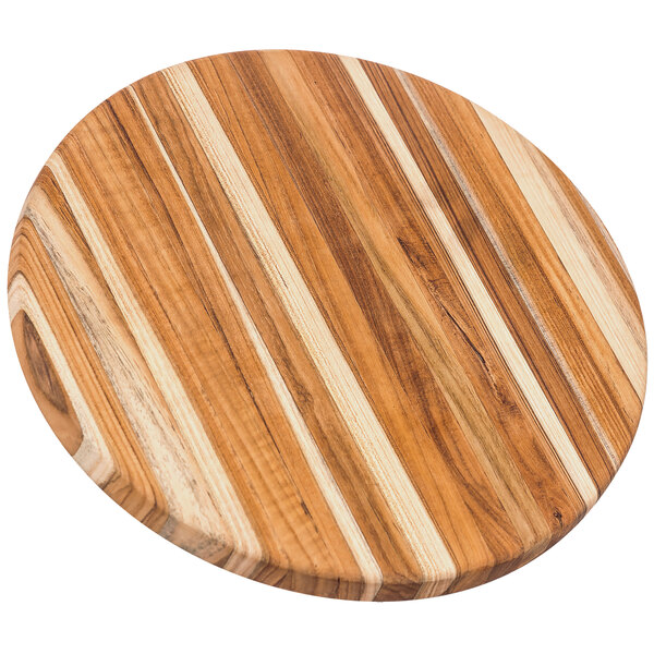 Teakhaus Essential 13" Lightweight Teakwood Round Cutting / Serving