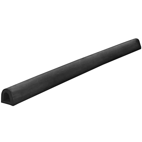 A long black rubber tube.