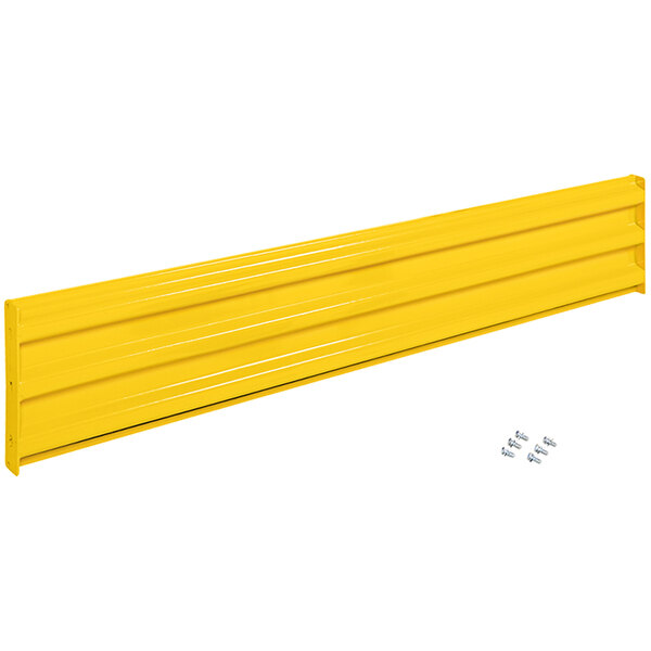 Yellow Guard Rails With Caps Vestil 15