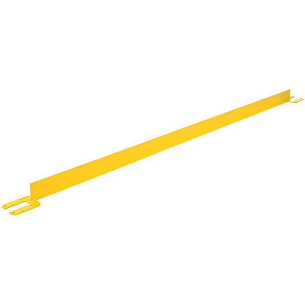 A yellow steel bar with two legs.