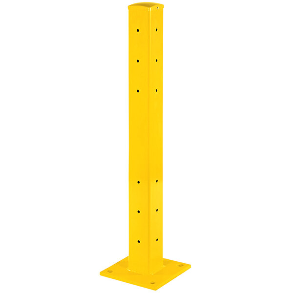 Vestil 42" Yellow DropIn 3 Rib Rail Post GRF3RDITP42YL
