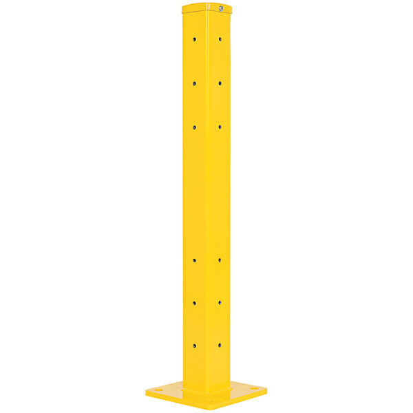 Vestil 42" Yellow DropIn 2 Rib Rail Post GRF2RDITP42YL