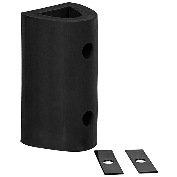 Vestil 12" x 6" x 6" Extruded Rubber Fender Bumper M612