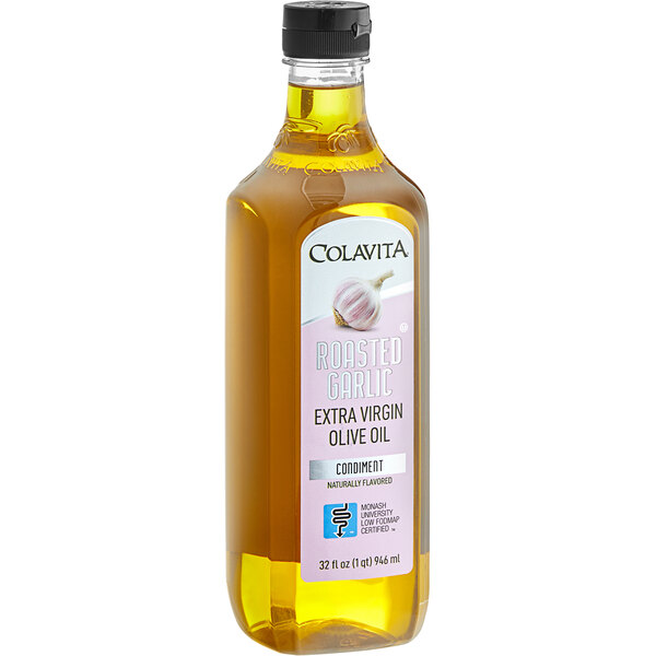 Colavita Roasted Garlic Extra Virgin Olive Oil 32 oz. 12/Case