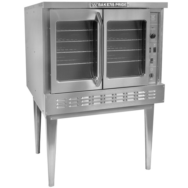 Bakers Pride BPCV-E1 Restaurant Series Bakery Depth Single Deck Full Size Electric Convection Oven - 208V, 3 Phase, 10500W