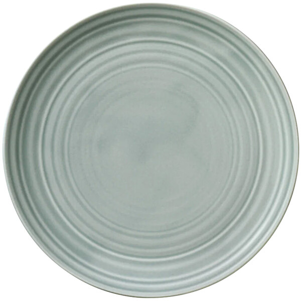 A white Bauscher porcelain plate with a circular pattern on the rim.