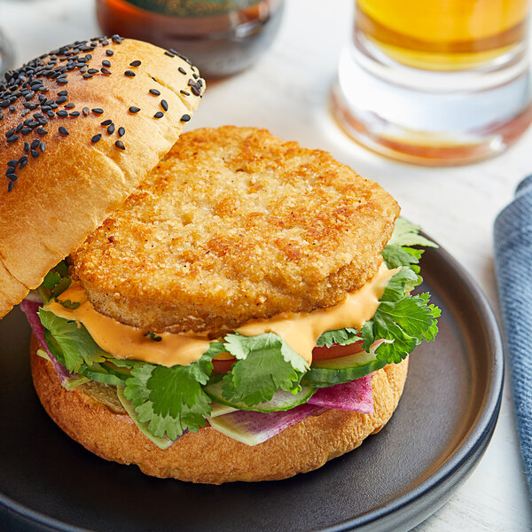 Rebellyous Vegan PlantBased Chicken Patties 5 lb. 2/Case