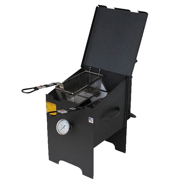 Cajun Fryer 4 Gallon Propane Gas Deep Fryer With Stand And 2