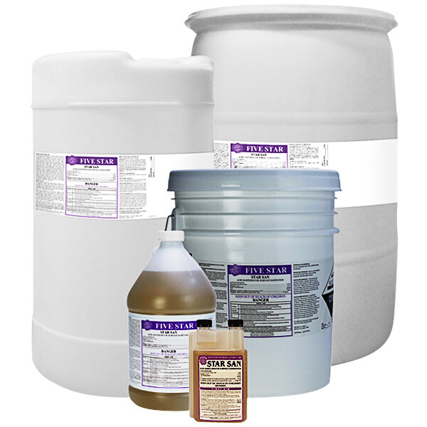 Five Star Chemicals 26STSFS55 Star San HighFoaming Brewery Sanitizer 55 Gallon