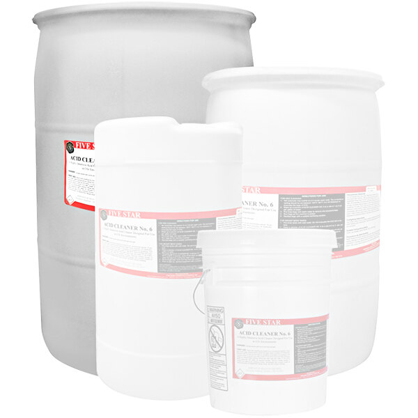 Five Star Chemicals 26AC6FS55 Phosphoric / Nitric Blend Brewery Acid