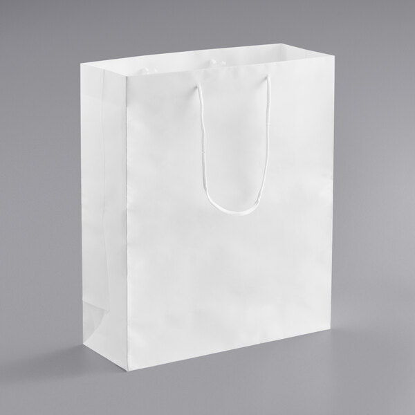 Plain Small Paper Bags Handles Cream White Paper Bags Tote - Temu