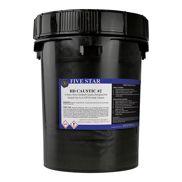 Five Star Chemicals 26HD2FS50 HD Caustic 2 50 lb. NonChlorinated Caustic Brewery Cleaning Powder
