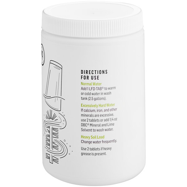 National Chemicals Inc. 23012 LFD Low Foam Bar Glass Detergent Tablet