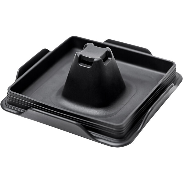 Blendtec 40255SRV Black Latching Cone Jar Lid 10/Pack