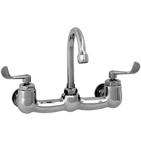 SaniLav 2006 Wall Mounted 2 GPM Faucet with 9 1/4" Swivel Gooseneck