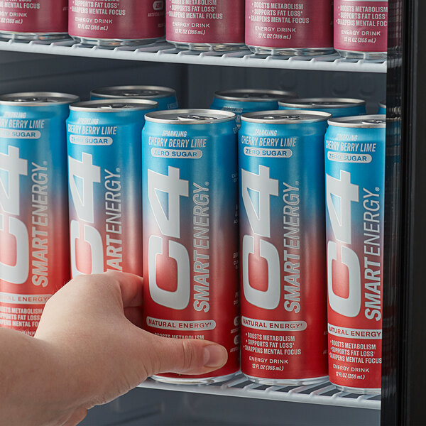 C4 SMART Energy Freedom Ice Energy Drink 12 fl. oz. Can 12/Case