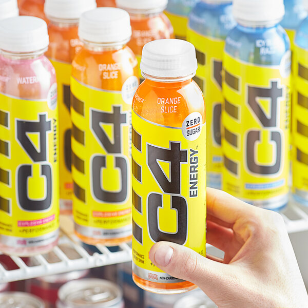 C4 Energy Orange Slice Energy Drink 12 fl. oz. Bottle 12/Case