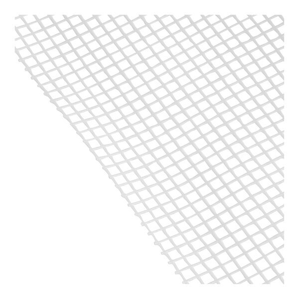 Choice 2' x 40' White Plastic Mesh Shelf Liner
