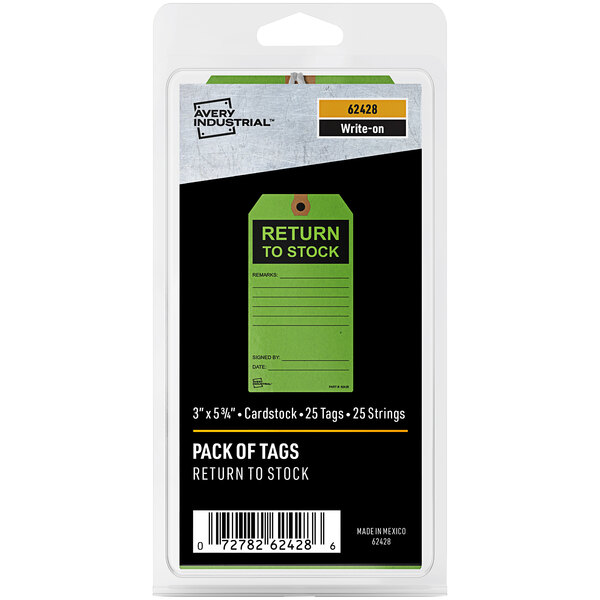 Blank Tags Gitway 100-Pack Green Inventory - 4 3/4" X 2 3/8" Pre-Strung With String For Retail &amp; Consignment Hang Tags