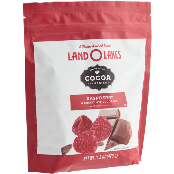 Land O Lakes Cocoa Classics Raspberry and Chocolate Cocoa Mix 14.8 oz