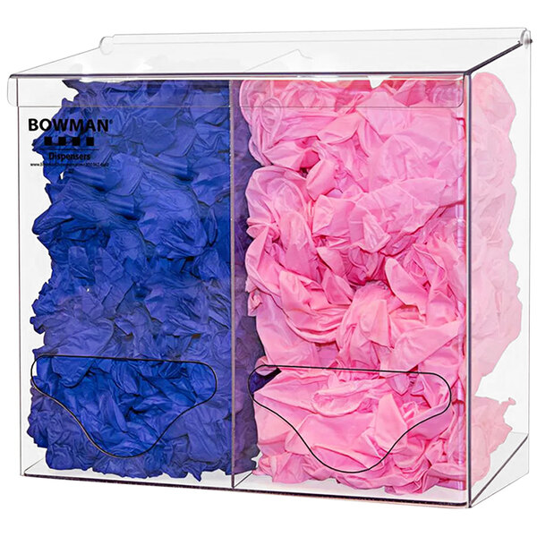 thumbnail image 2 of Bulk Dispenser Double Tall 2-Compartment Plastic With Lid BP-012 2 of 10