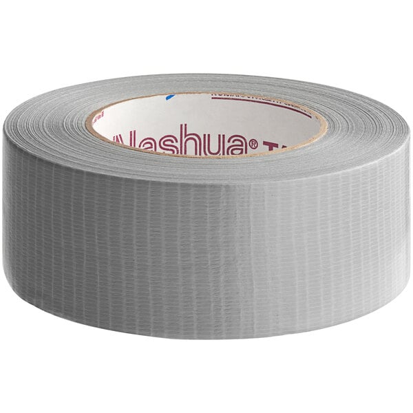 A roll of Nashua Silver Duct Tape with the words "Duct Tape" on it.