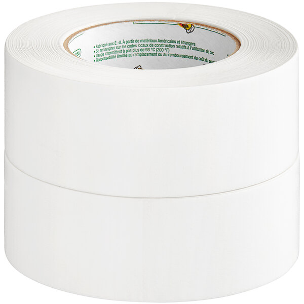 Duck Tape 242859 Max Strength 1 7/8" x 35 Yards White Duct Tape 2/Pack