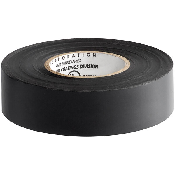 A roll of Nashua black PVC electrical tape with a black label that says "installation"