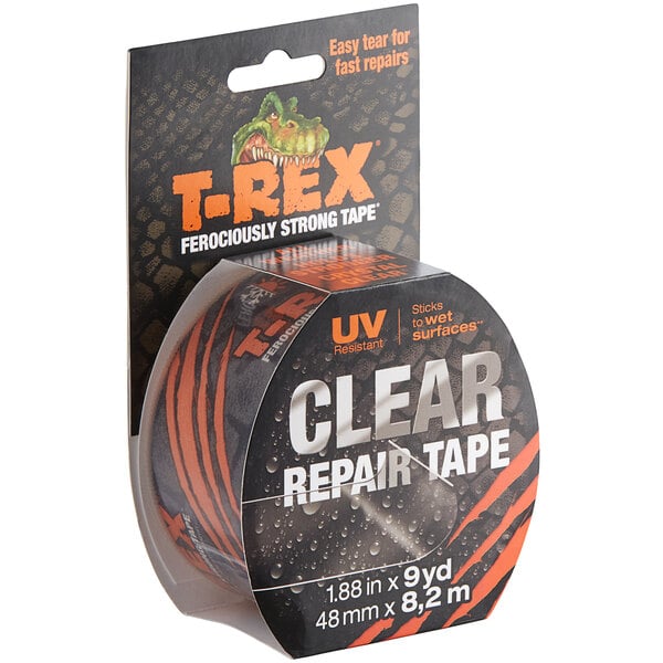 A roll of T-Rex clear repair tape.