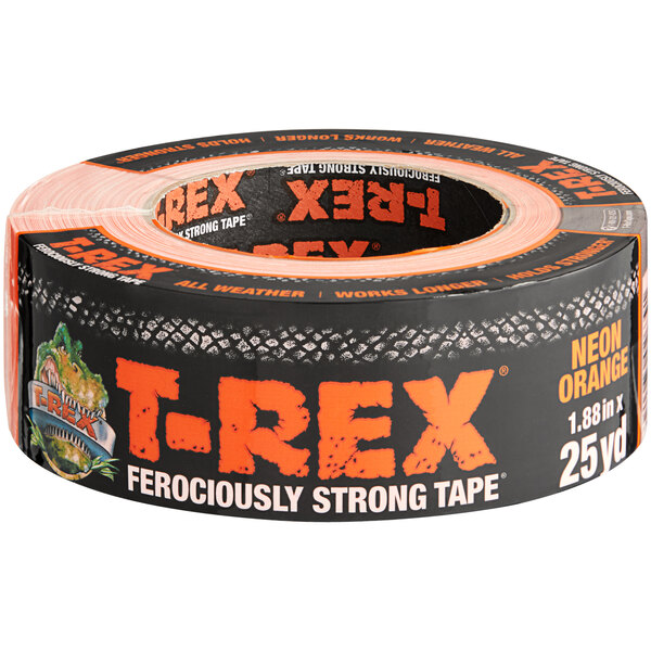 T-Rex 241694 1.88" x 25 Yards Neon Orange Duct Tape