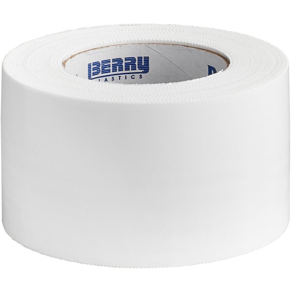 A white roll of Nashua Polyethylene Film Tape with a pinked edge.