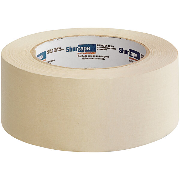 Shurtape CP 101 1 7/8 x 60 Yards Natural General Purpose Grade Masking Tape