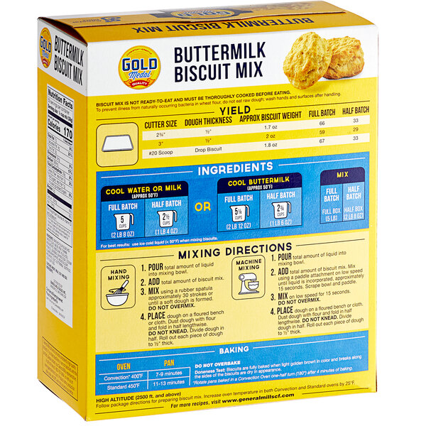 Gold Medal Buttermilk Biscuit Mix in Bulk (5 lb., 6/Case)