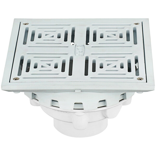 Zurn Elkay FD2283 PV3 PVC Decorative Floor Drain With 3 Outlet 2409674