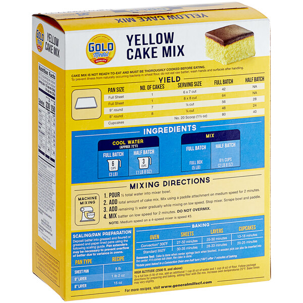 Gold Medal Yellow Cake Mix in Bulk (5 lb., 6/Case)