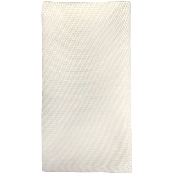 GarnierThiebaut Natte Ivory 22" x 22" 100 ELS Cotton Cloth Napkins