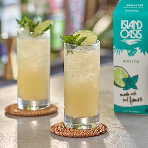 Island Oasis Mojito Frozen Beverage Mix 32 fl. oz. 12/Case