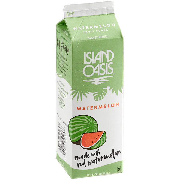 Island Oasis Watermelon Frozen Beverage Mix 32 fl. oz. 12/Case
