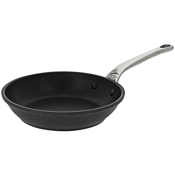 A black de Buyer Choc Extreme frying pan with a handle.