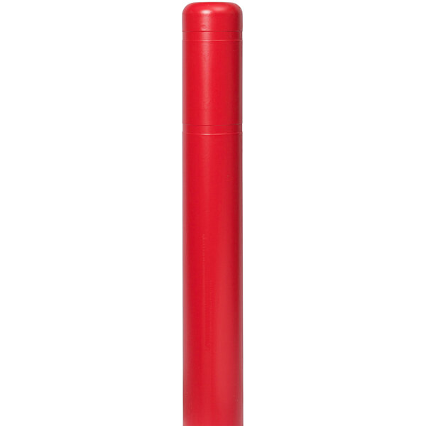 A red cylindrical cover with a cap on top.