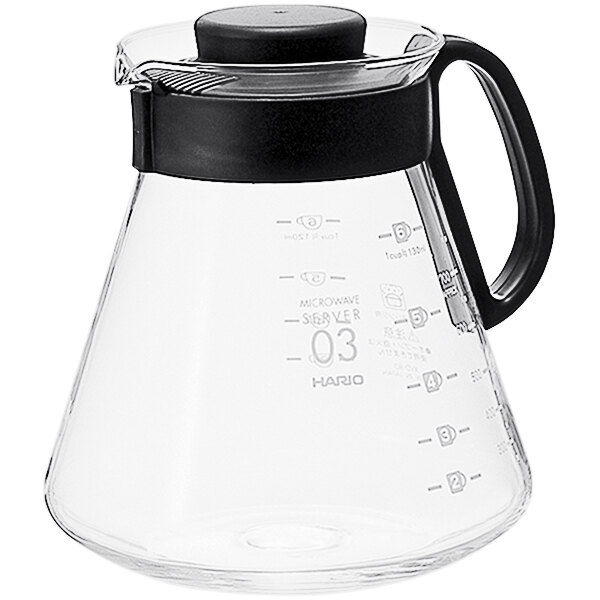 Hario XVD80B V60 Range 27 oz. Size 03 Glass Coffee Server