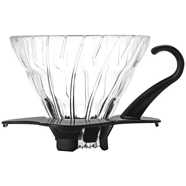 Hario V60 Size 01 Black Glass Coffee Dripper VDG01B