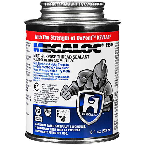 Hercules Megaloc 15806 8 oz. Blue Multipurpose Thread Sealant