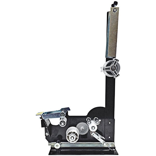 A black and silver metal Start International 15" Universal Liner Remover machine.