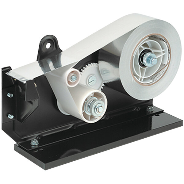 A Start International universal liner remover for tape dispensers with a roll of tape being removed.